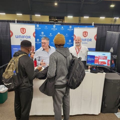 Salon de l'emploi boot unifor