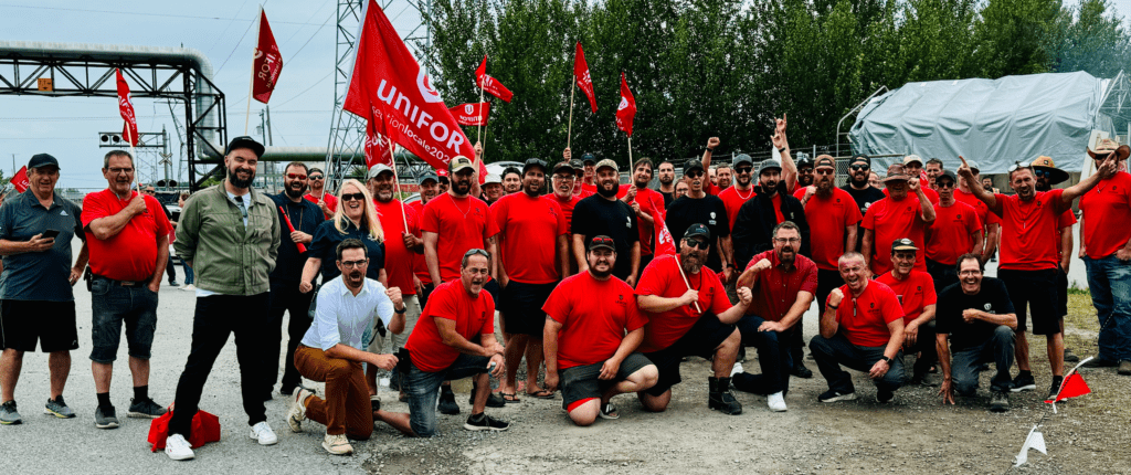 Fin de la grève chez Canadoil Forge : une victoire pour les membres d&rsquo;Unifor