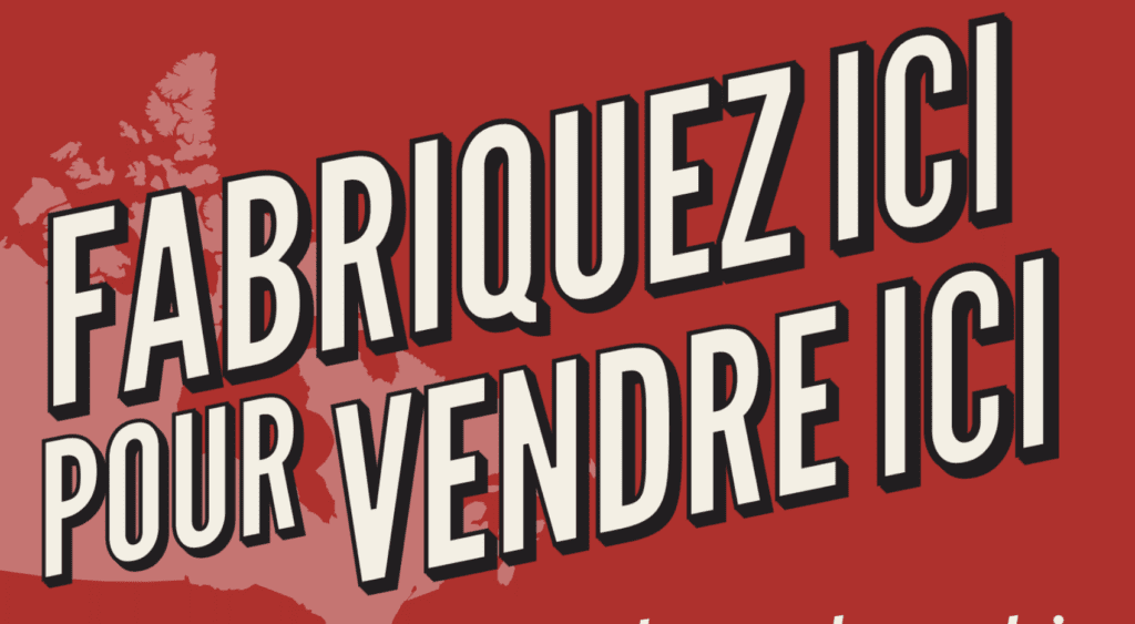 Fabriquez ici pour vendre ici